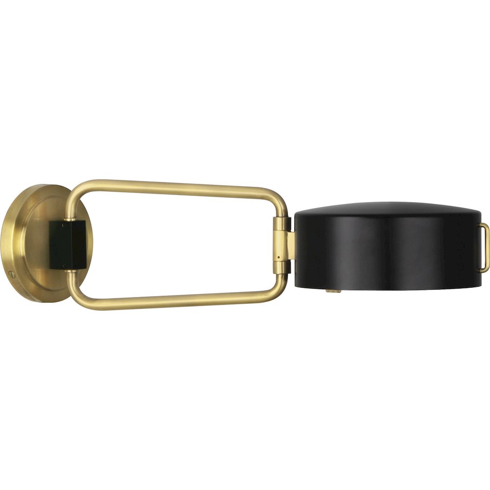 Simon Wall Swinger in Satin Black Color. Picture 1