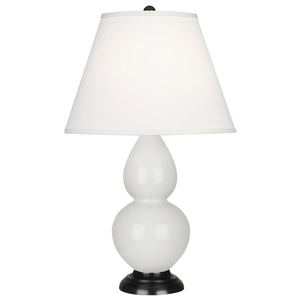 Lily Small Double Gourd Accent Lamp in Lily Glazed Ceramic Color. Picture 1