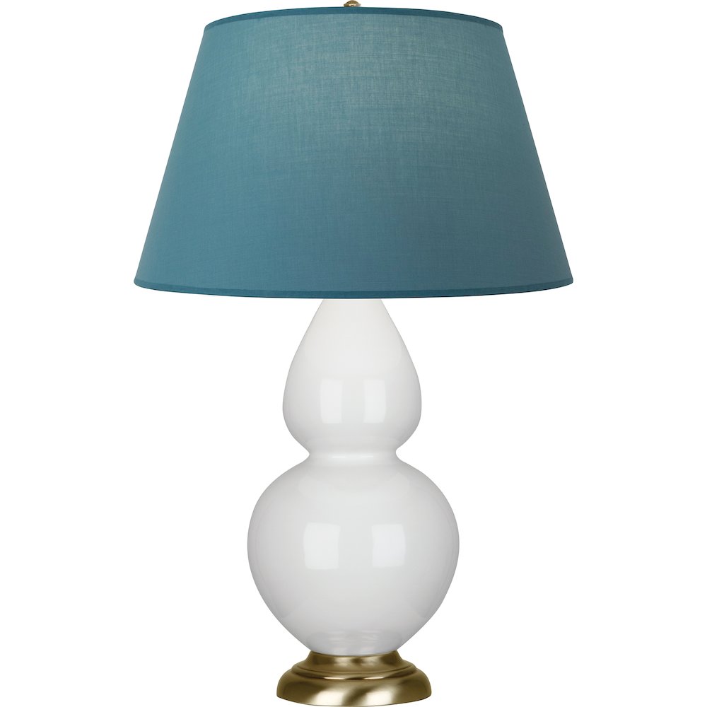 Lily Double Gourd Table Lamp in Lily Glazed Ceramic Color. Picture 1