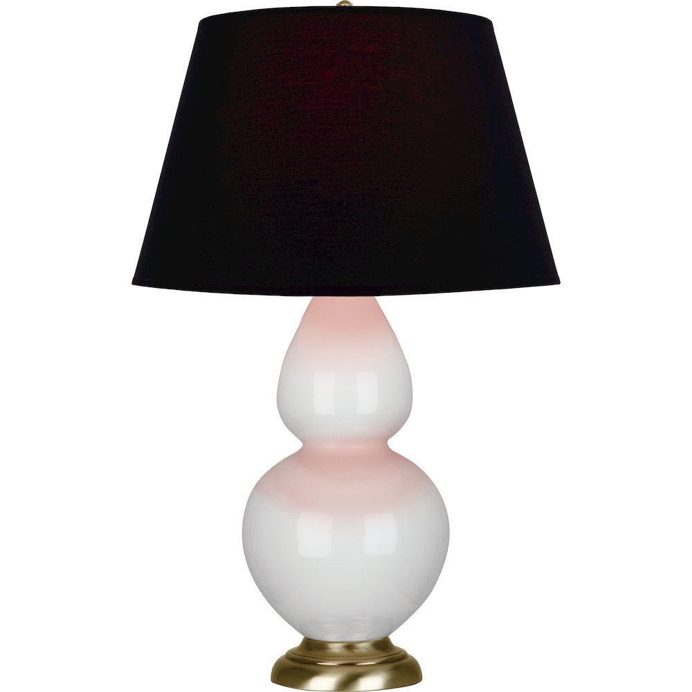 Lily Double Gourd Table Lamp in Lily Glazed Ceramic Color. Picture 1