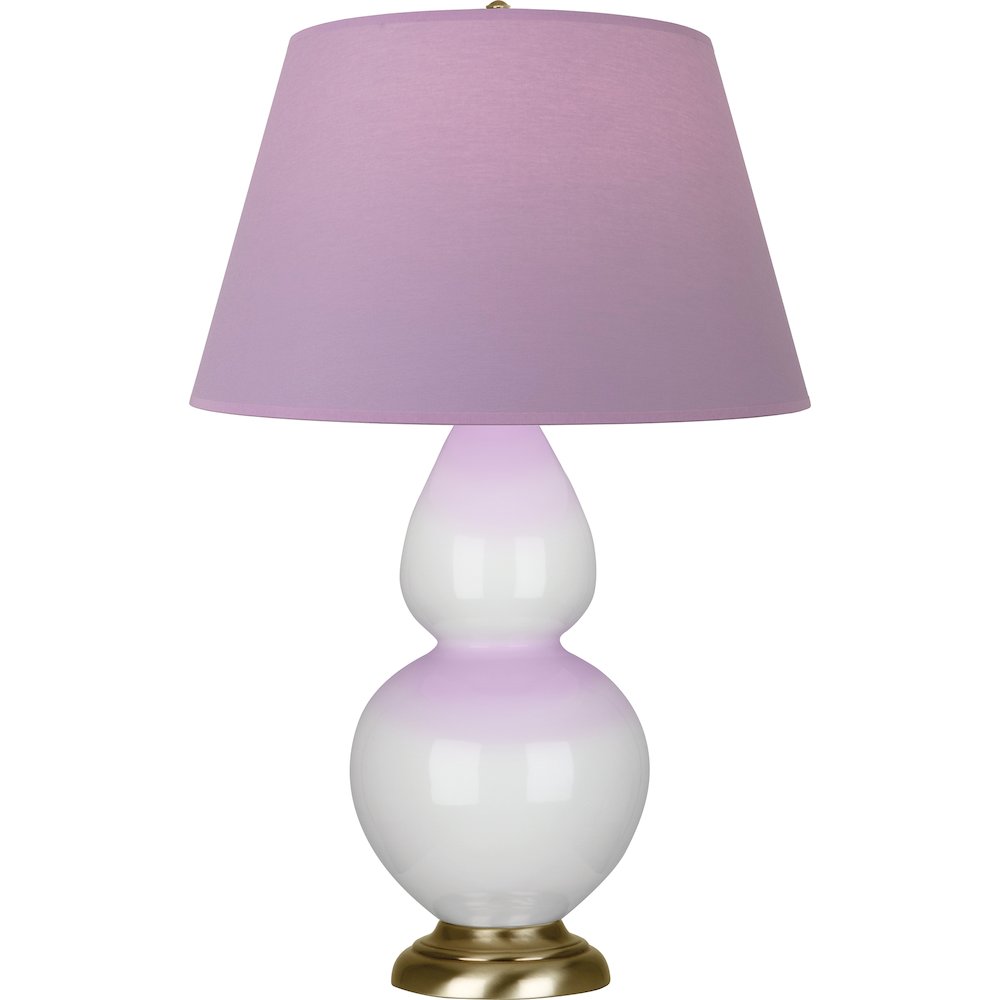 Lily Double Gourd Table Lamp in Lily Glazed Ceramic Color. Picture 1