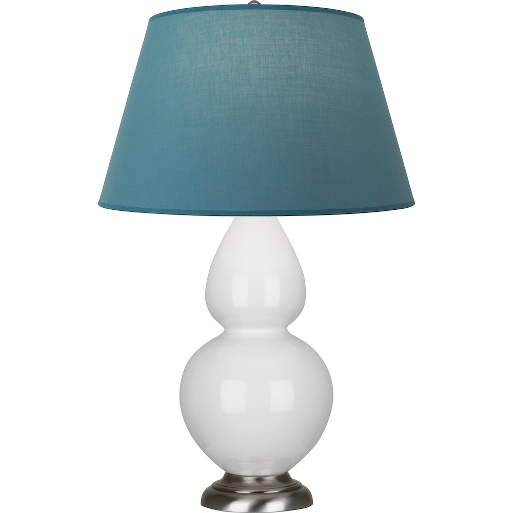 Lily Double Gourd Table Lamp in Lily Glazed Ceramic Color. Picture 1
