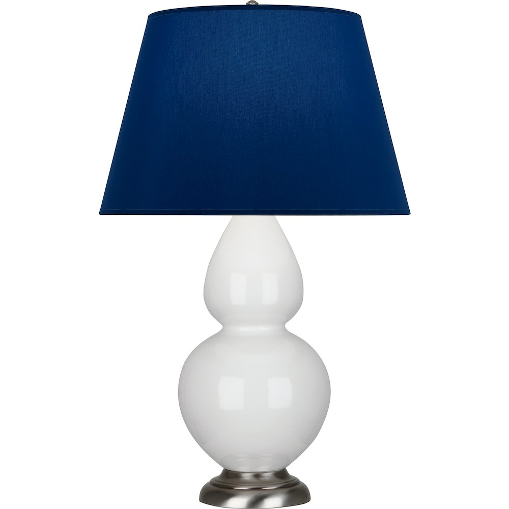 Lily Double Gourd Table Lamp in Lily Glazed Ceramic Color. Picture 1