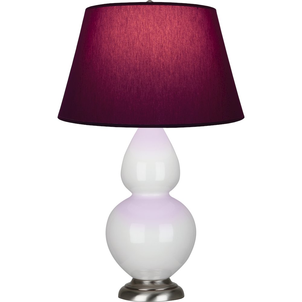 Lily Double Gourd Table Lamp in Lily Glazed Ceramic Color. Picture 1