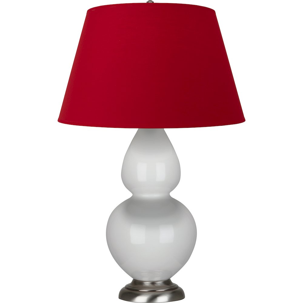 Lily Double Gourd Table Lamp in Lily Glazed Ceramic Color. Picture 1