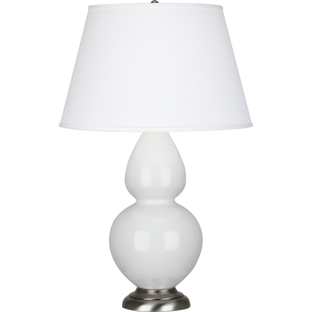 Lily Double Gourd Table Lamp in Lily Glazed Ceramic Color. Picture 1