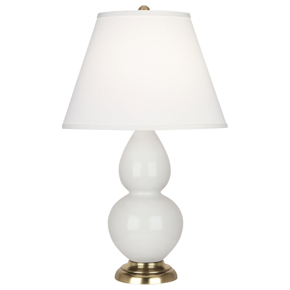 Lily Small Double Gourd Accent Lamp in Lily Glazed Ceramic Color. Picture 1