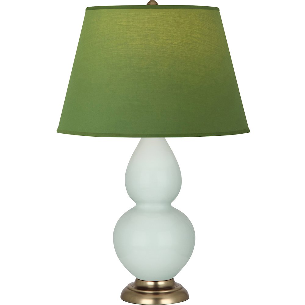 Celadon Double Gourd Table Lamp in Celadon Glazed Ceramic Color. Picture 1