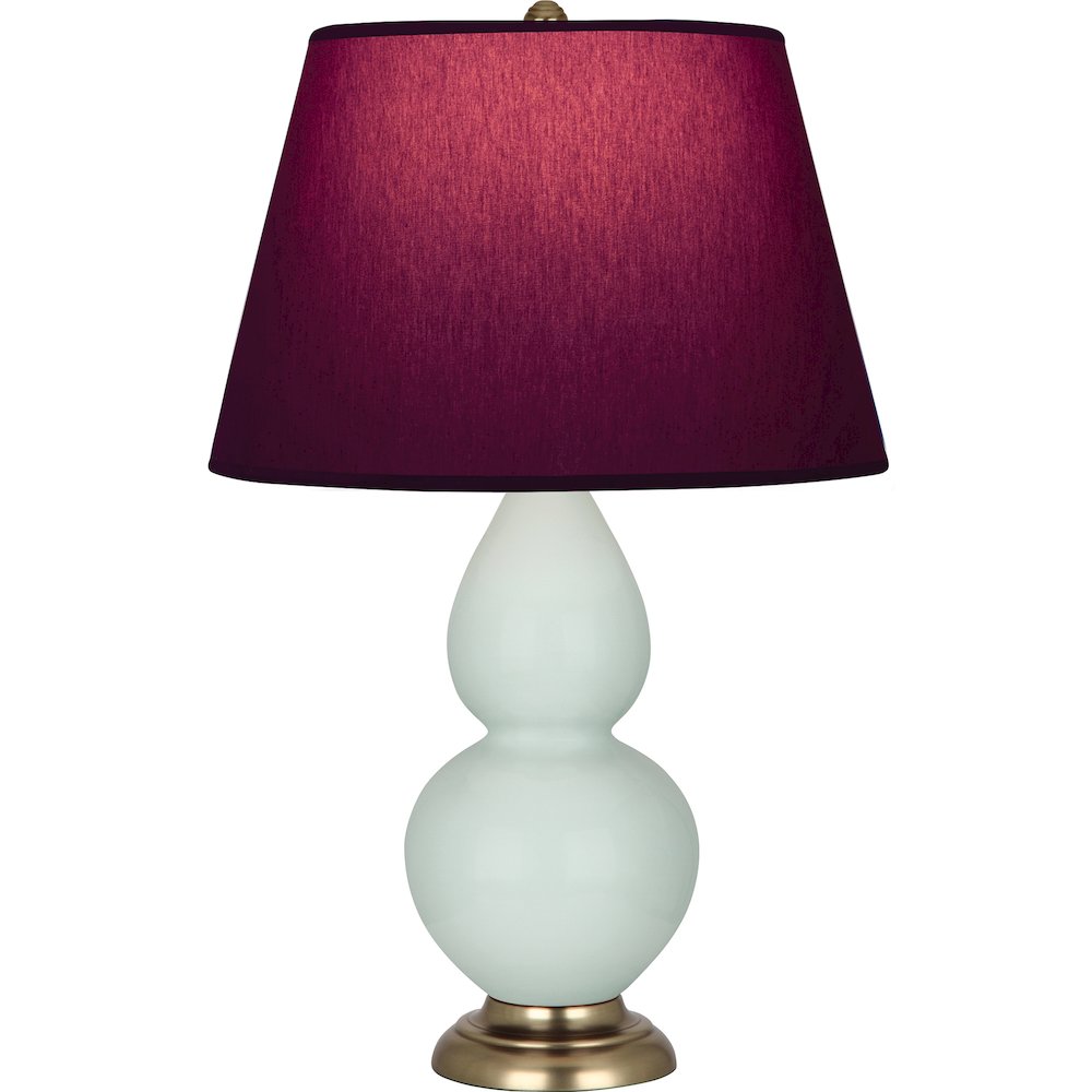 Celadon Double Gourd Table Lamp in Celadon Glazed Ceramic Color. Picture 1
