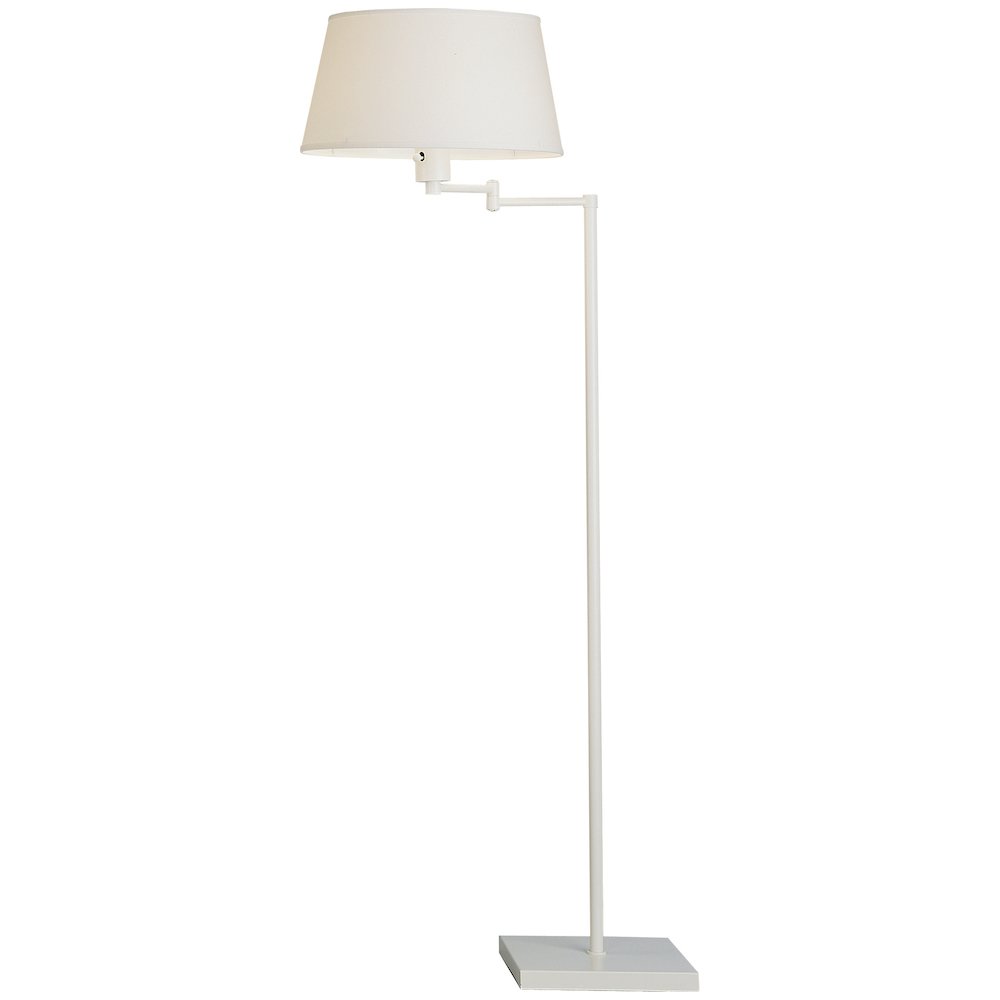 Real Simple Floor Lamp in Stardust White Powder Coat Color. Picture 1