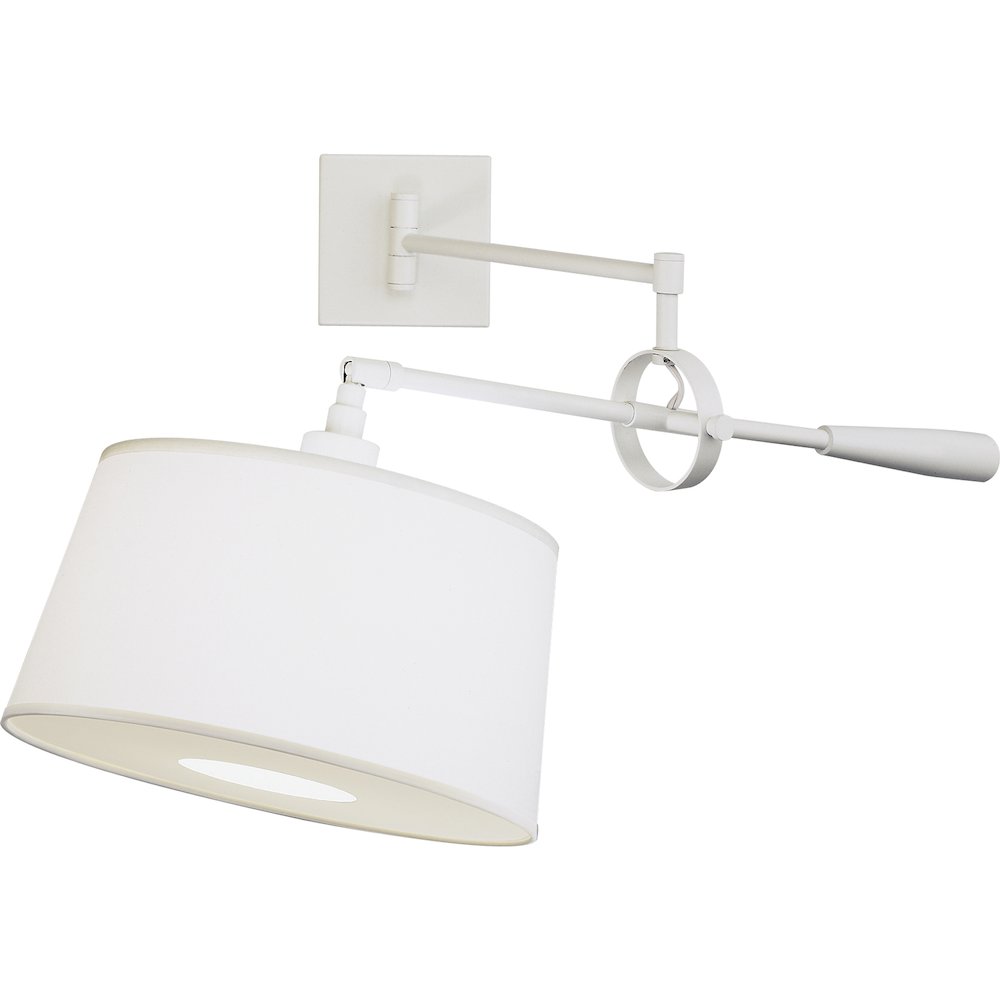 Real Simple Wall Swinger in Stardust White Powder Coat Color. Picture 1