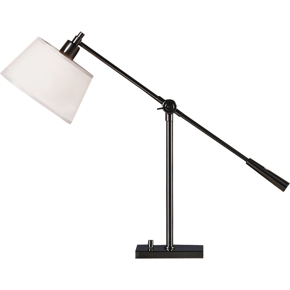 Real Simple Table Lamp in Gunmetal Powder Coat Color. Picture 1