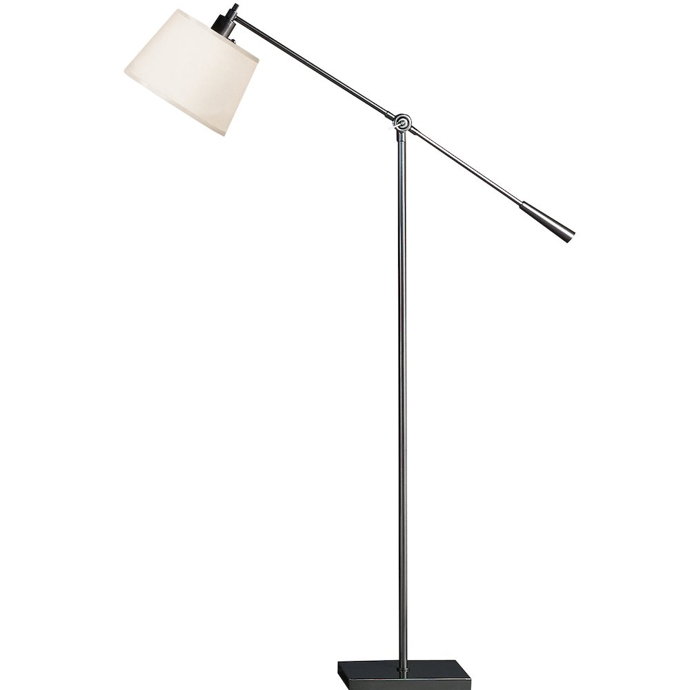 Real Simple Floor Lamp in Gunmetal Powder Coat Color. Picture 1