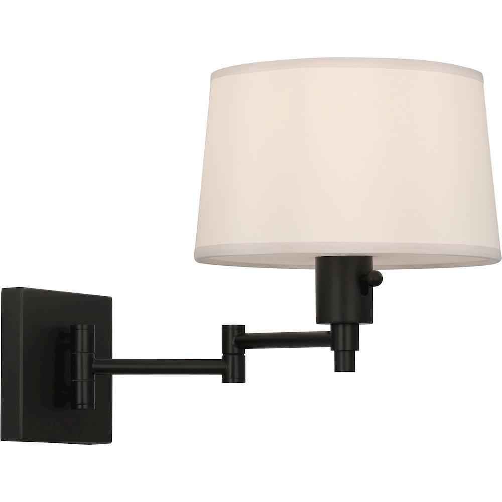 Real Simple Wall Swinger in Matte Black Powder Coat Color. Picture 1