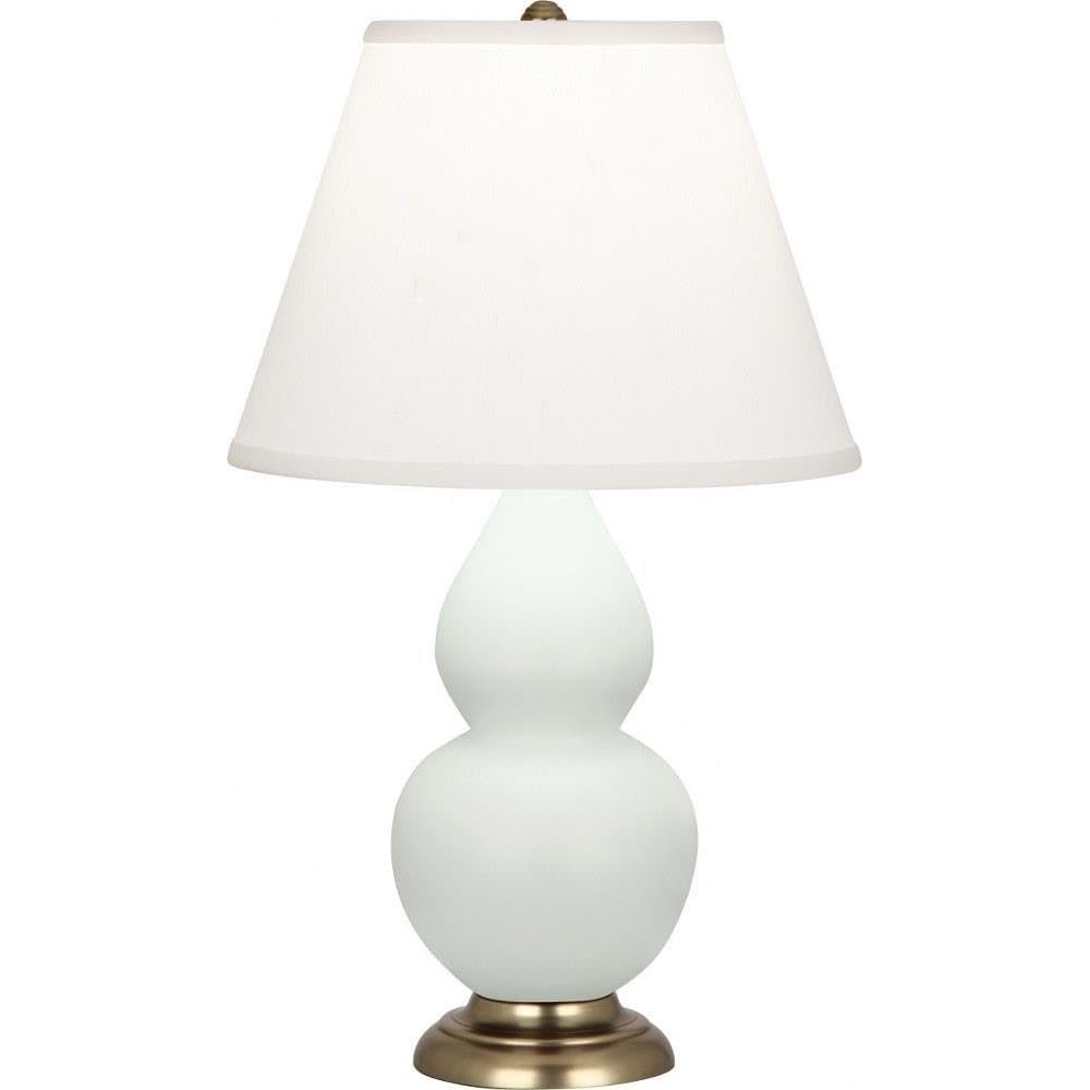 Matte Celadon Small Double Gourd Accent Lamp. Picture 3