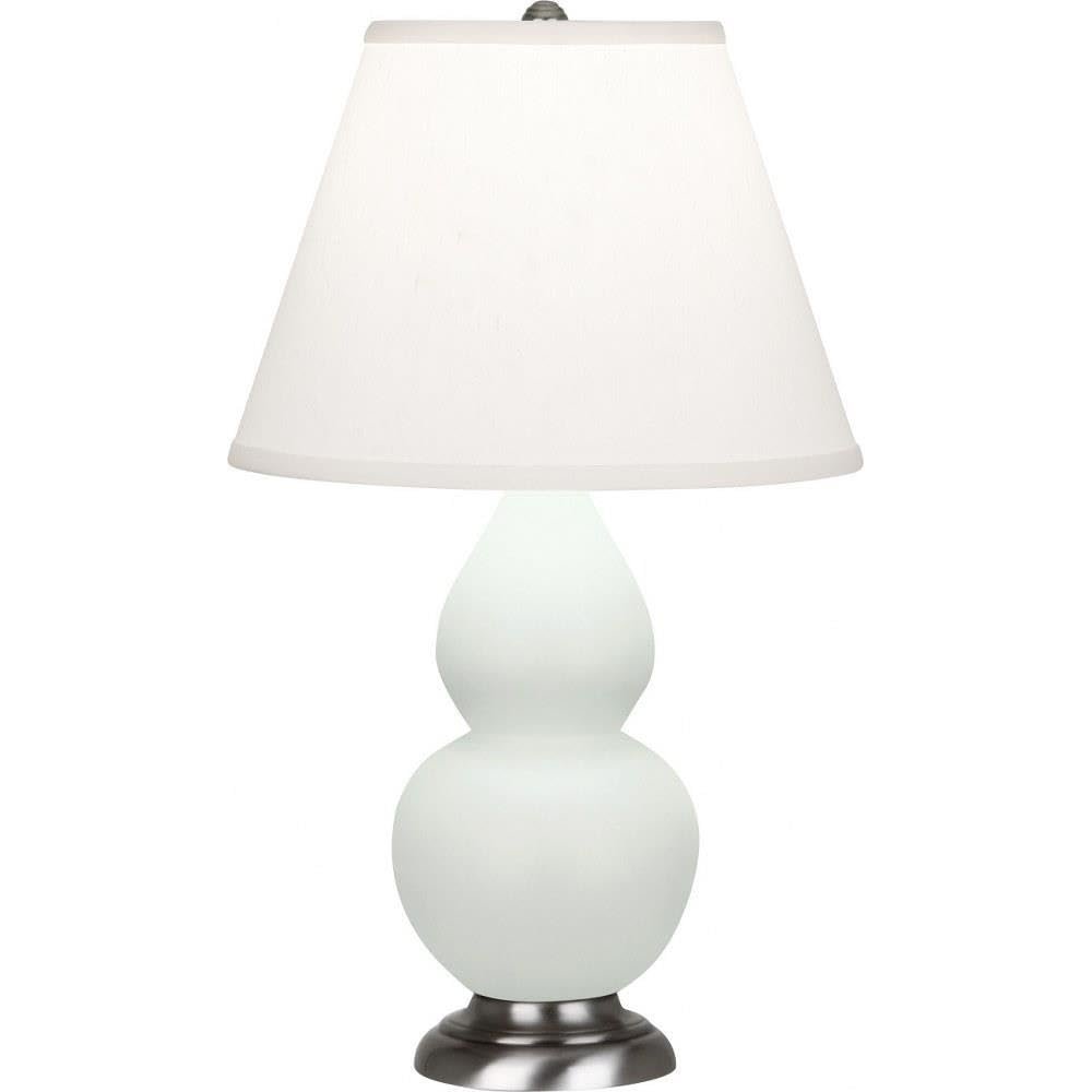 Matte Celadon Small Double Gourd Accent Lamp. Picture 3