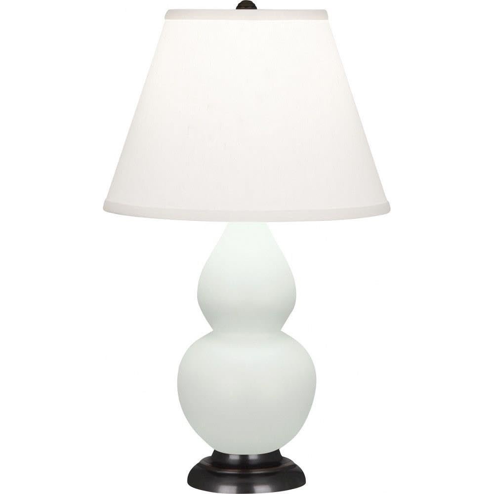 Matte Celadon Small Double Gourd Accent Lamp. Picture 3