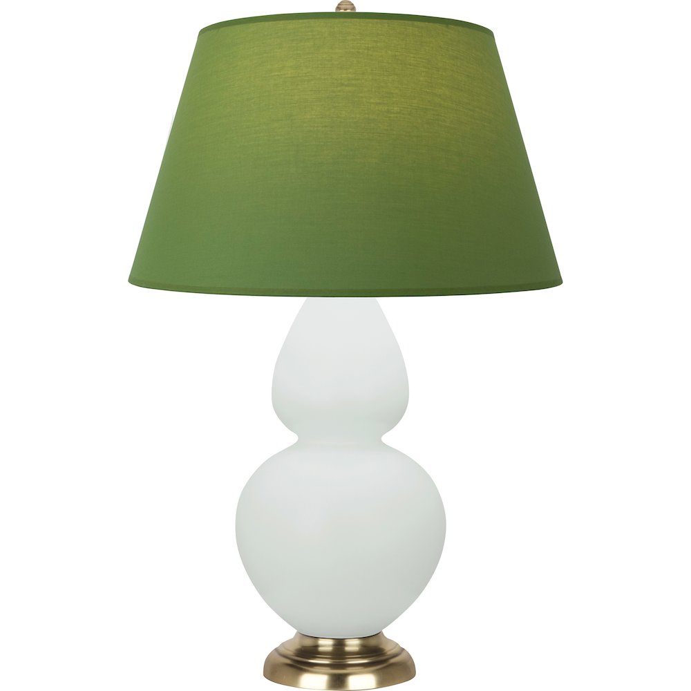 Matte Celadon Double Gourd Table Lamp in Matte Celadon Glazed Ceramic Color. Picture 1