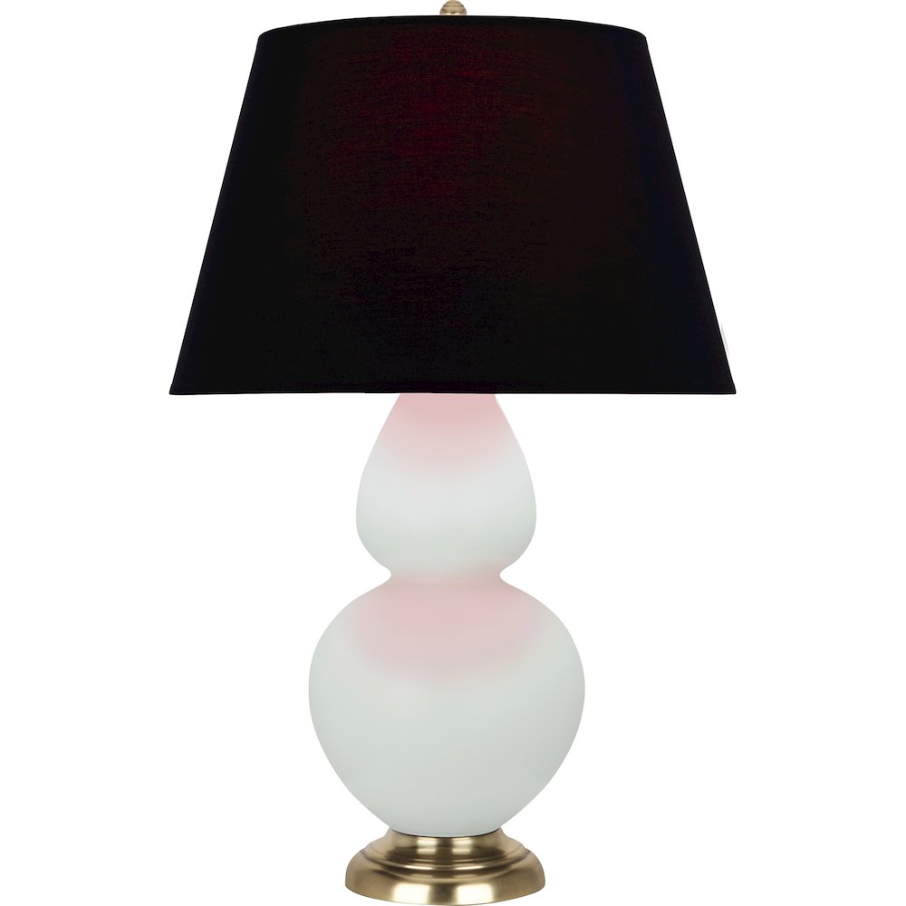 Matte Celadon Double Gourd Table Lamp in Matte Celadon Glazed Ceramic Color. Picture 1