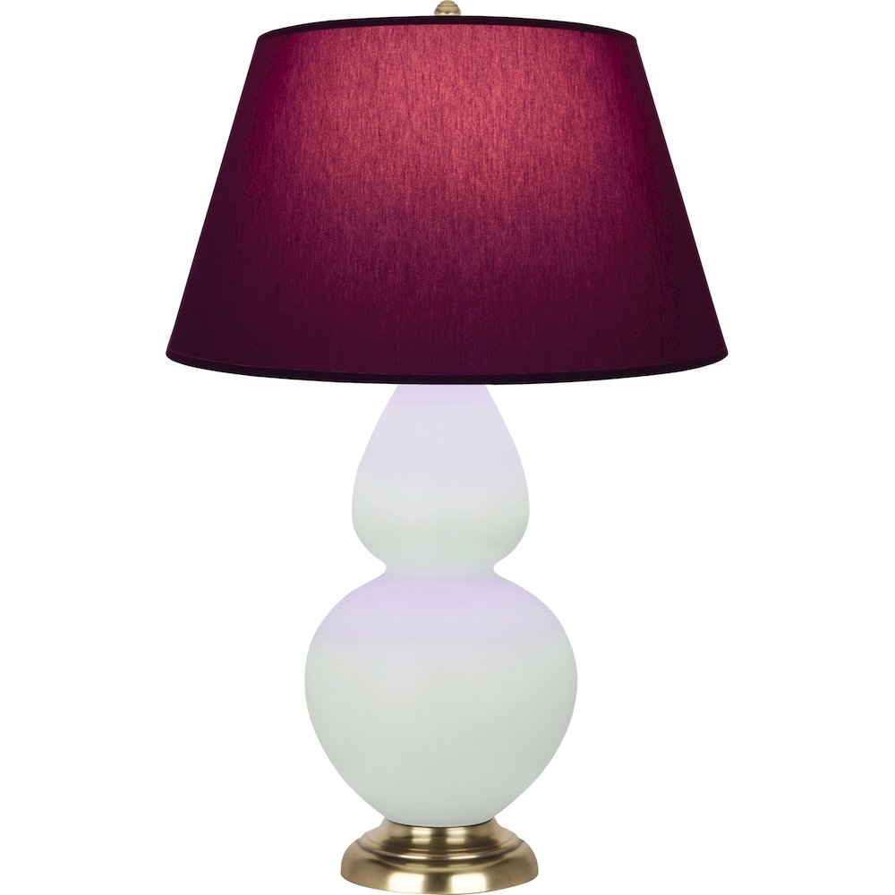 Matte Celadon Double Gourd Table Lamp in Matte Celadon Glazed Ceramic Color. Picture 1
