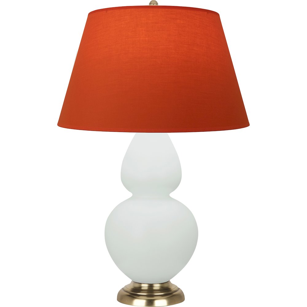 Matte Celadon Double Gourd Table Lamp in Matte Celadon Glazed Ceramic Color. Picture 1
