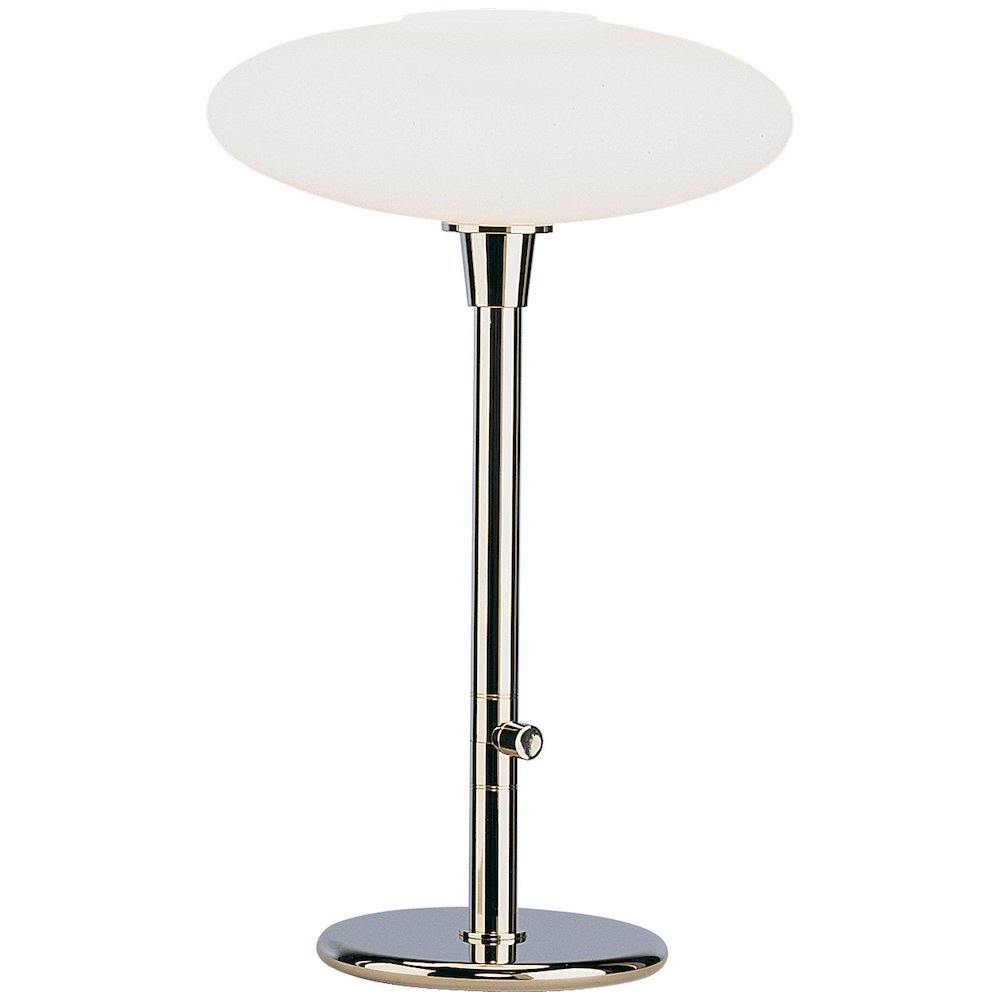 Rico Espinet Ovo Table Lamp in Polished Nickel Color. Picture 1