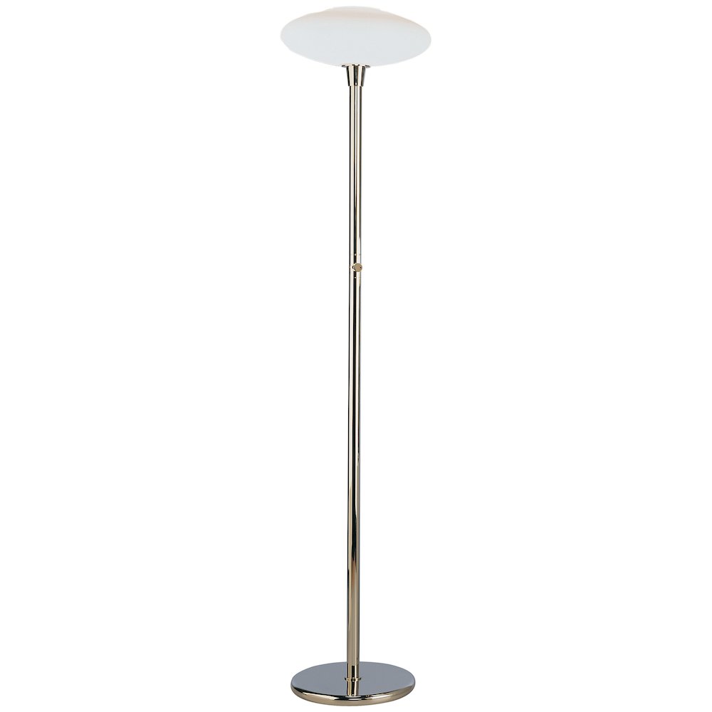 Rico Espinet Ovo Torchiere in Polished Nickel Color. Picture 1