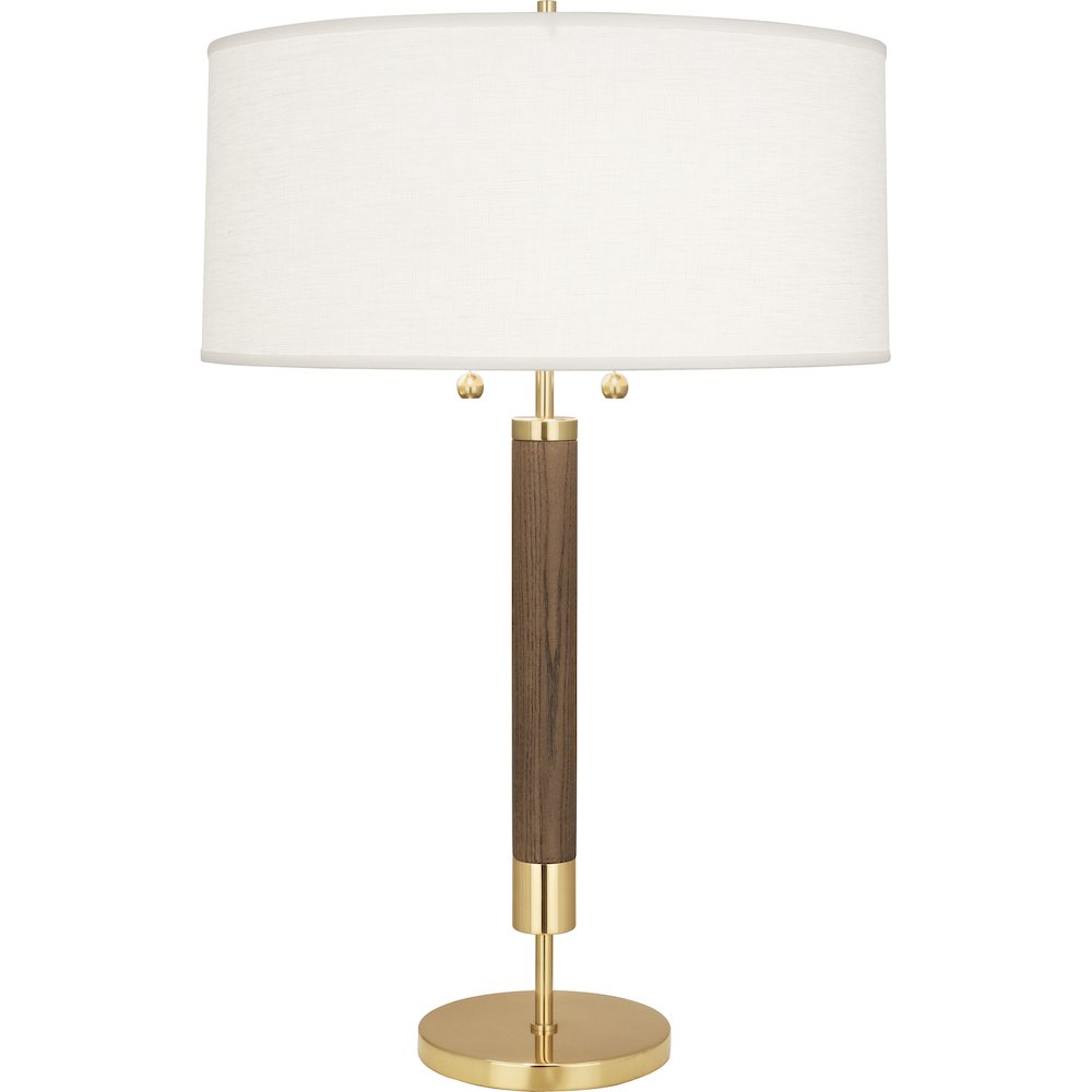 Dexter Table Lamp in Modern Brass Color. Picture 1