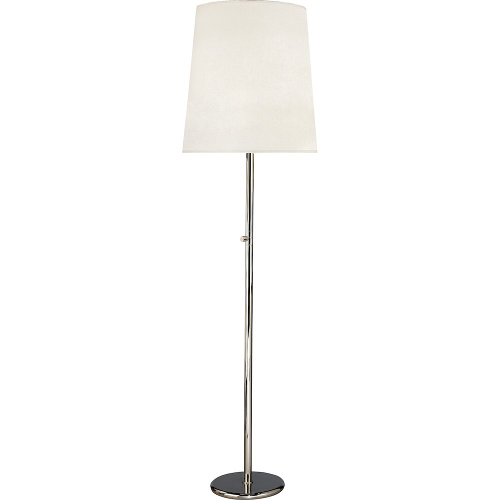 Rico Espinet Buster Floor Lamp in Polished Nickel Color. Picture 1