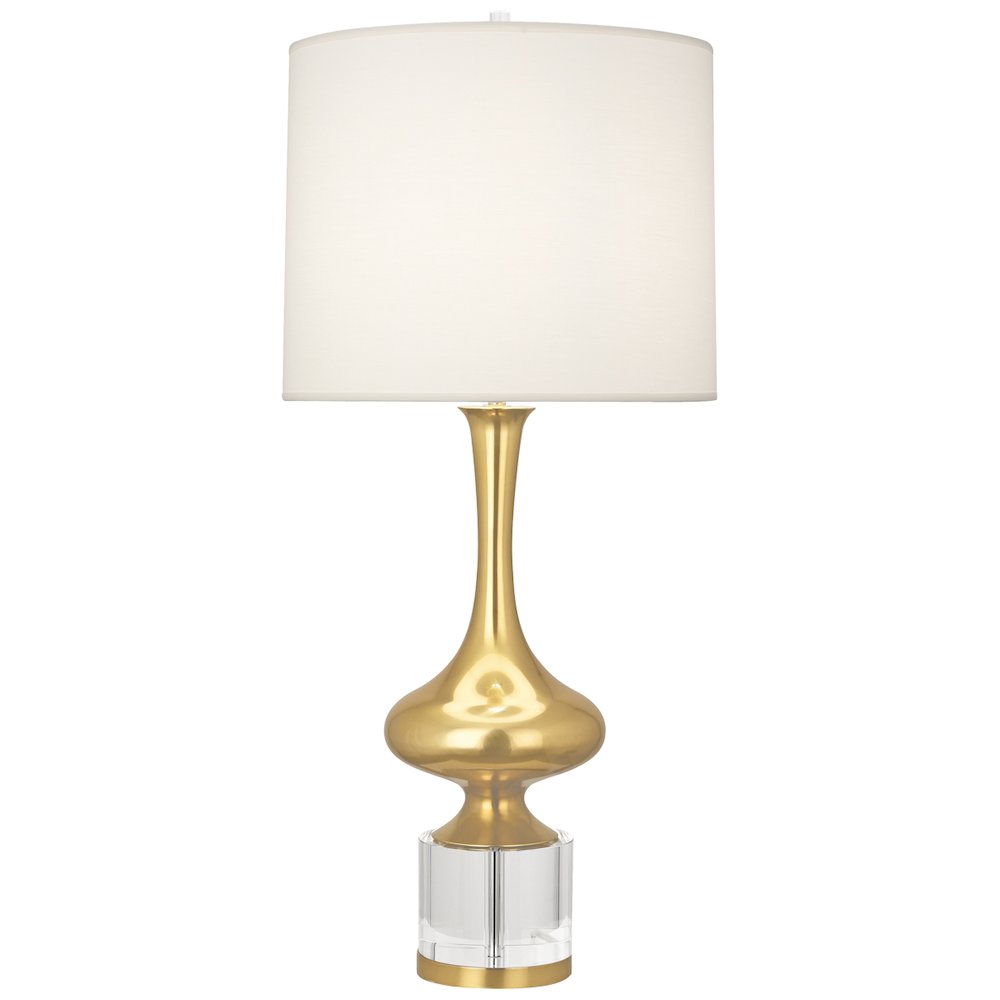 Jeannie Table Lamp in Modern Brass Color. Picture 1