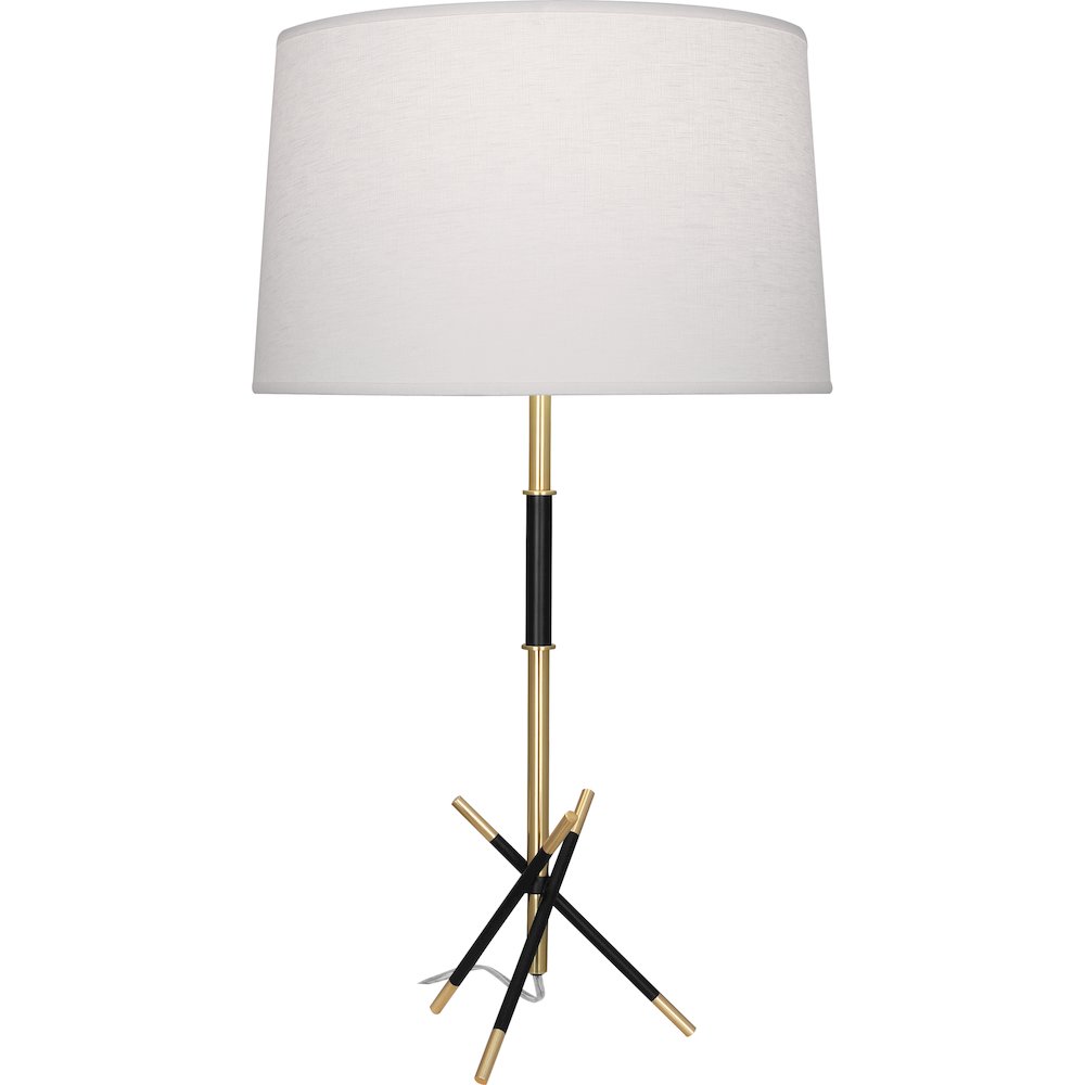Thatcher Table Lamp in Modern Brass Color. Picture 1