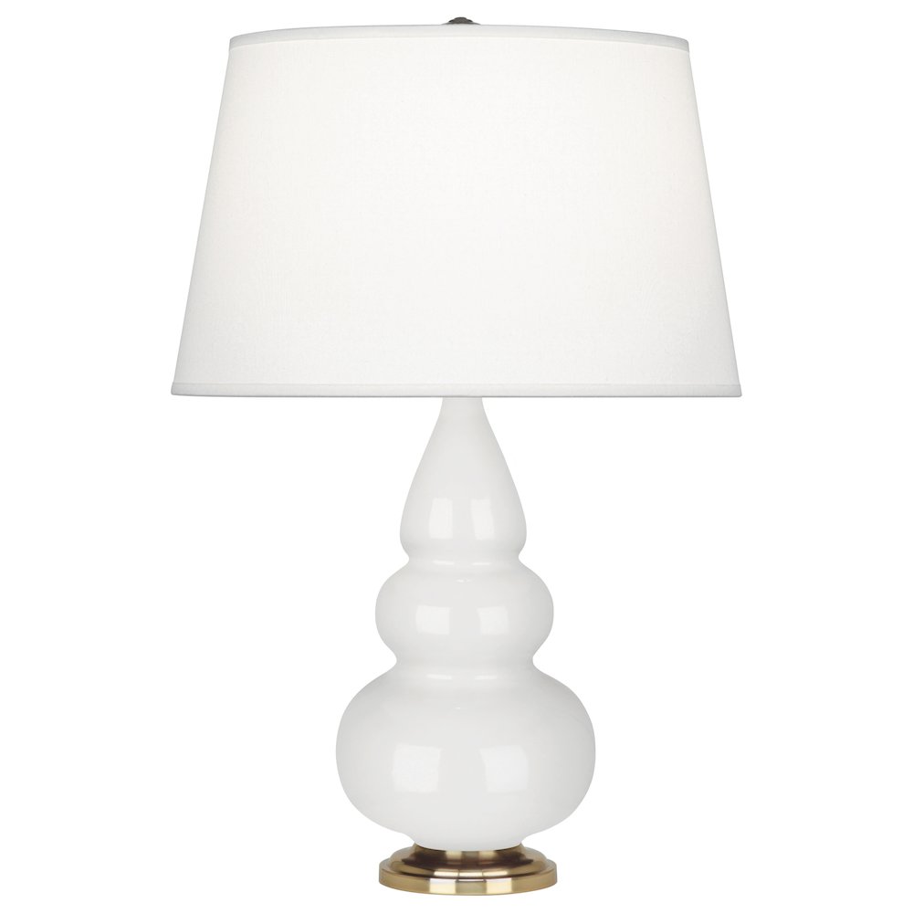 Lily Small Triple Gourd Accent Lamp in Lily Glazed Ceramic Color. Picture 1
