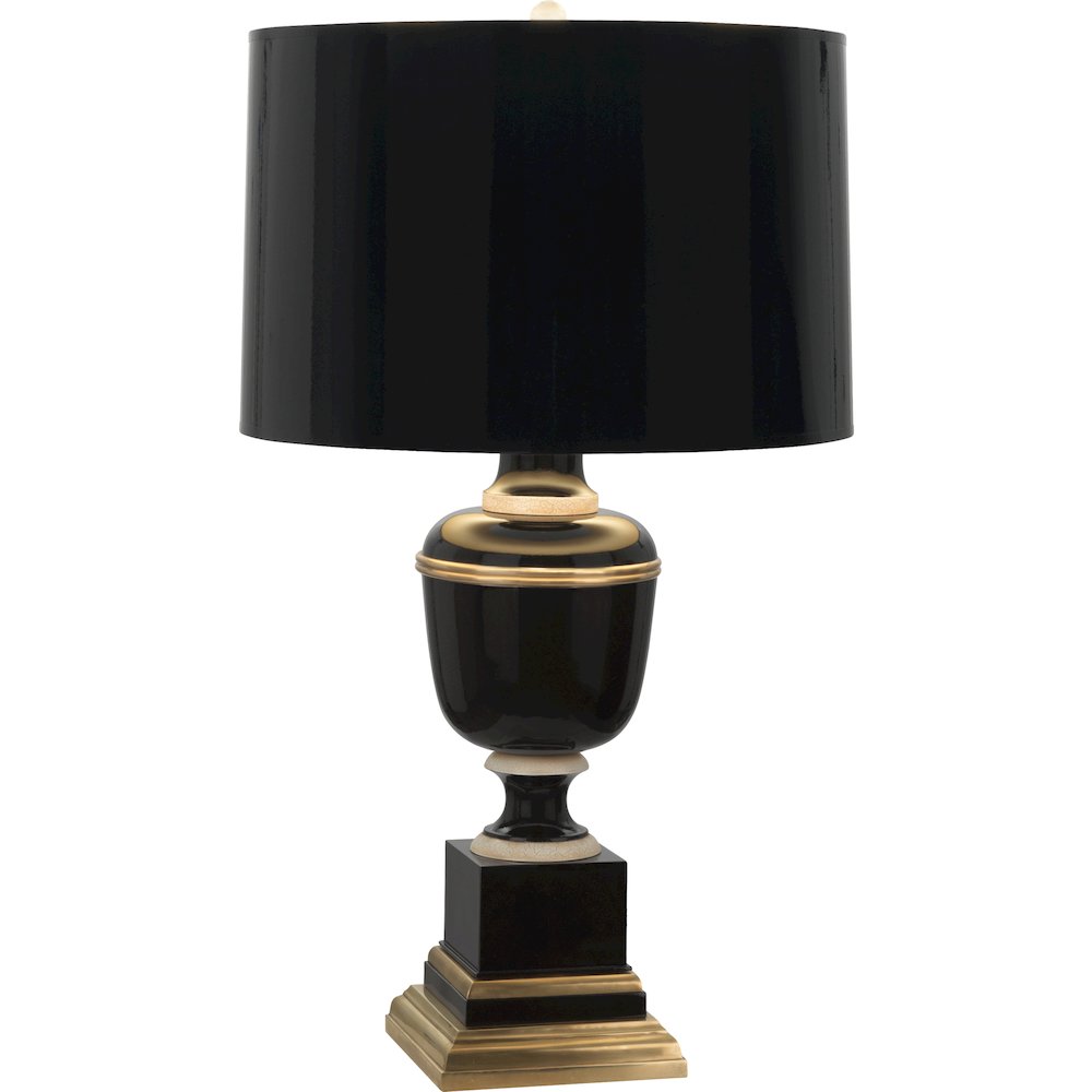 Annika Table Lamp in Black Lacquered Paint Color. Picture 1