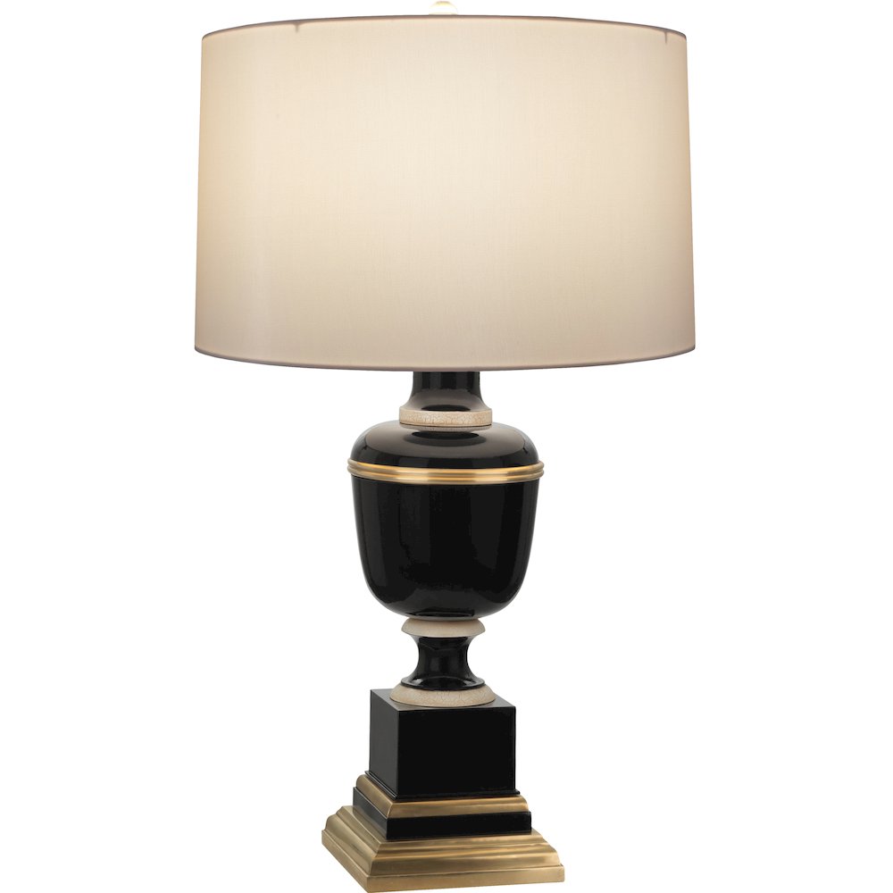 Annika Accent Lamp in Black Lacquered Paint Color. Picture 1