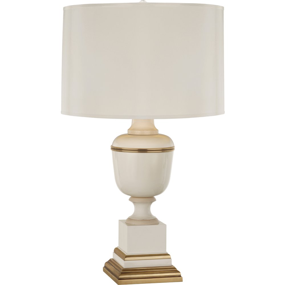 Annika Accent Lamp in Ivory Lacquered Paint Color. Picture 1