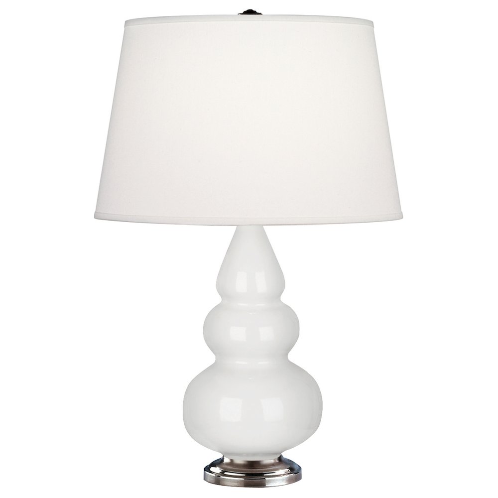 Lily Small Triple Gourd Accent Lamp in Lily Glazed Ceramic Color. Picture 1