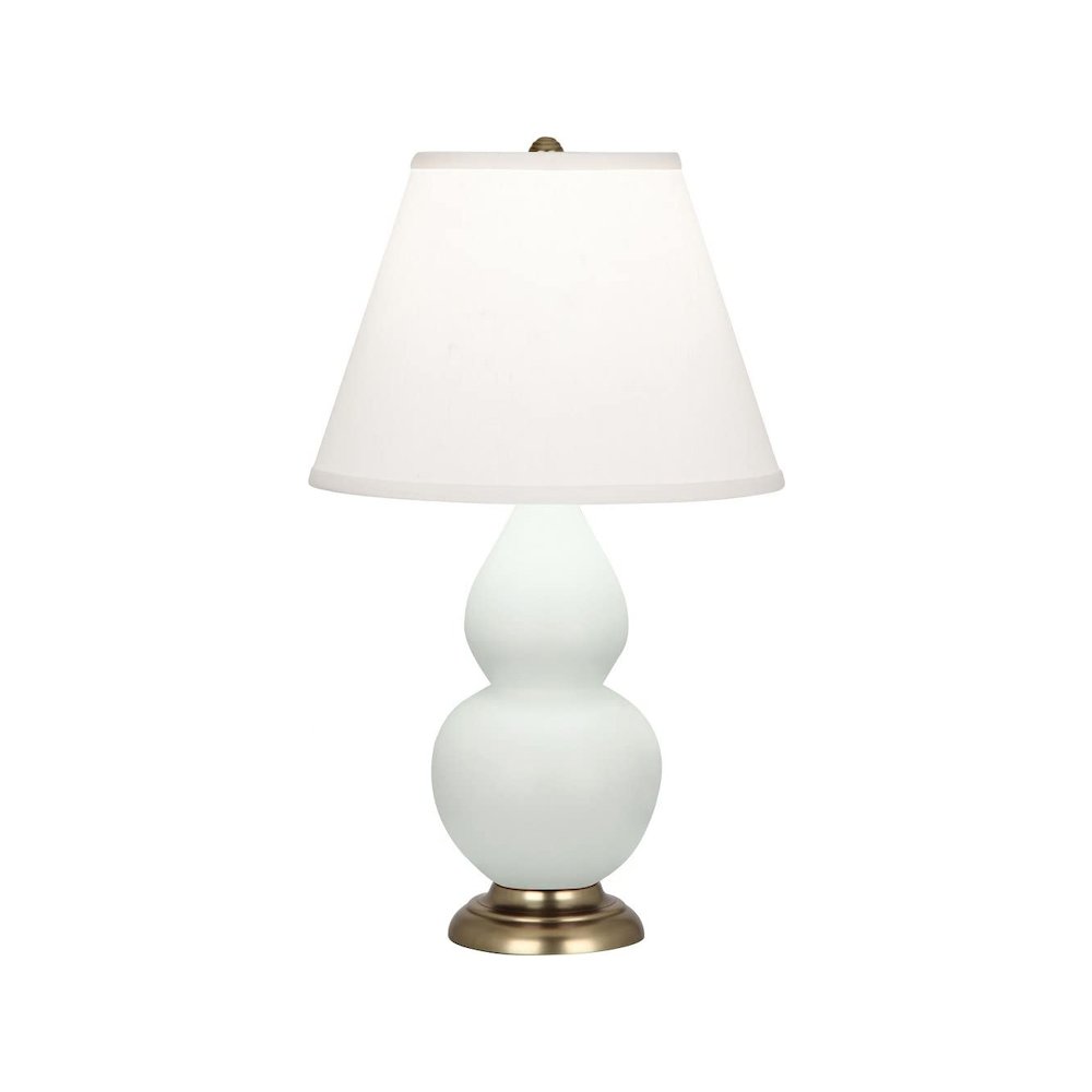 Matte Celadon Small Double Gourd Accent Lamp. Picture 2