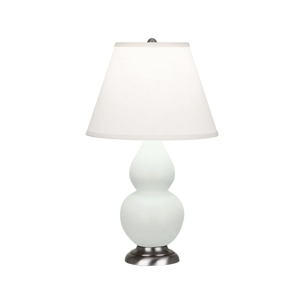 Matte Celadon Small Double Gourd Accent Lamp. Picture 2
