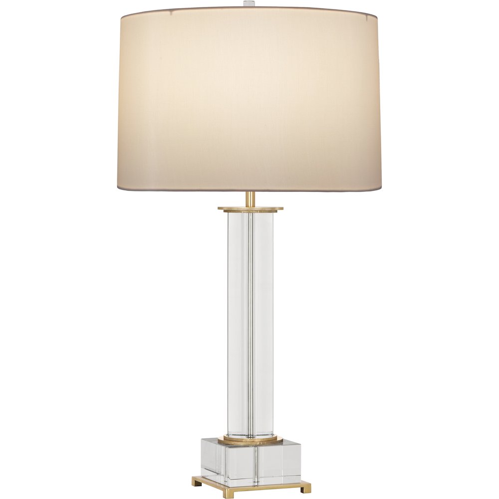Williamsburg Finnie Table Lamp in Modern Brass Color. Picture 1