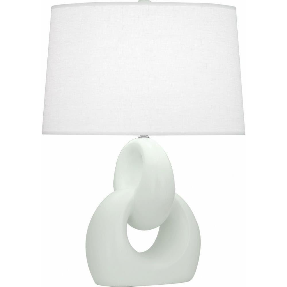Matte Celadon Fusion Table Lamp in Matte Celadon Glazed Ceramic Color. Picture 1