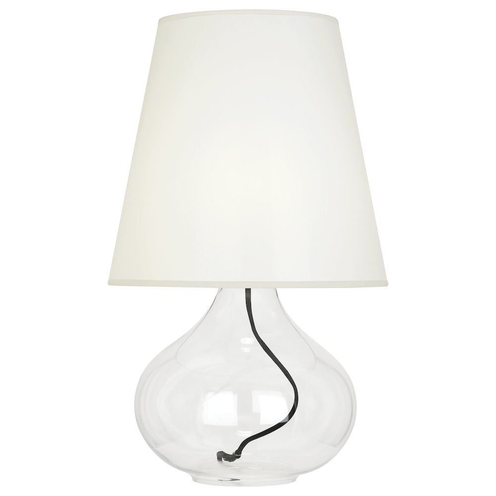 June Accent Lamp in Clear Glass Body Color. Picture 1