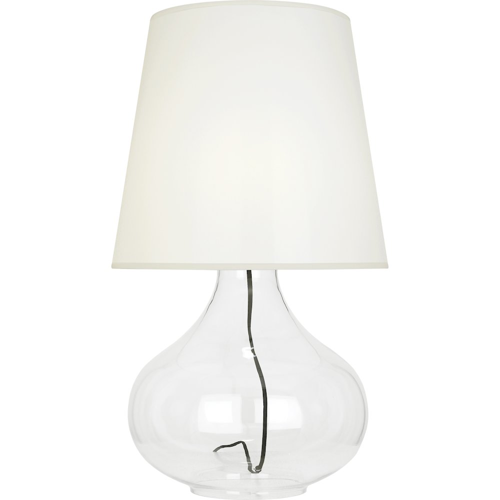 June Table Lamp in Clear Glass Body Color. Picture 1