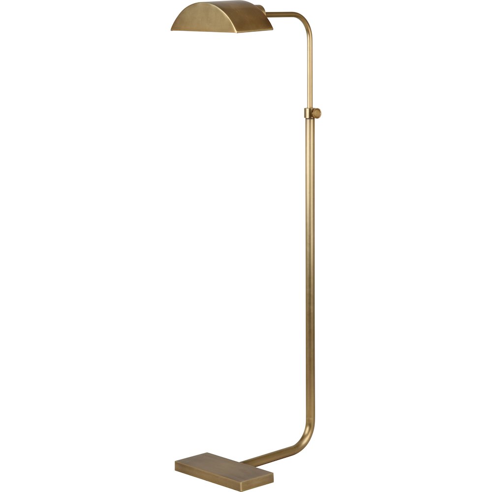 Koleman Floor Lamp in Aged Brass Color. Picture 1