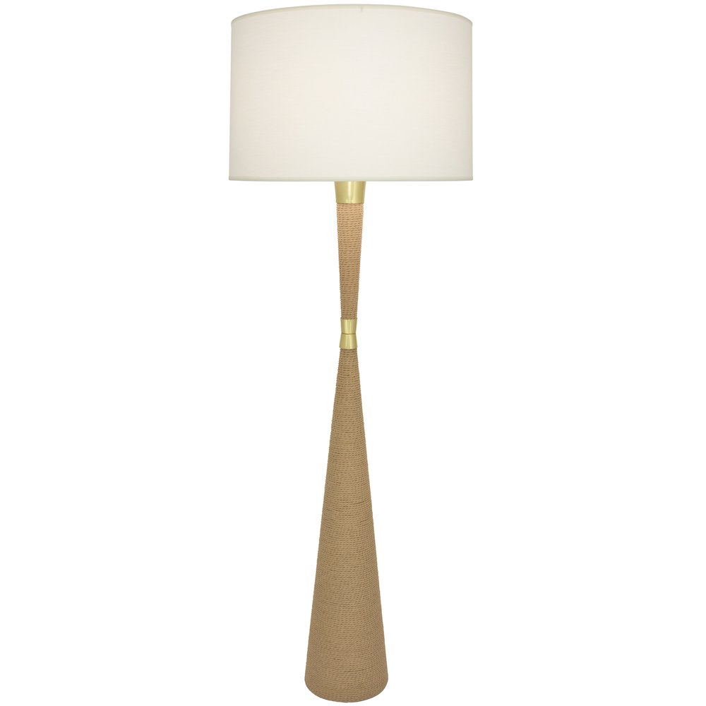Hatteras Floor Lamp in Natural Rope Color. Picture 1