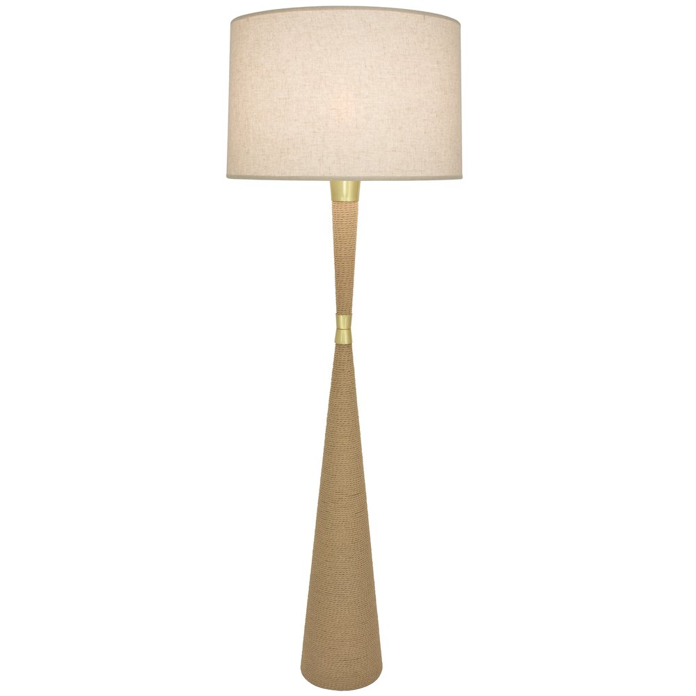 Hatteras Floor Lamp in Natural Rope Color. Picture 1