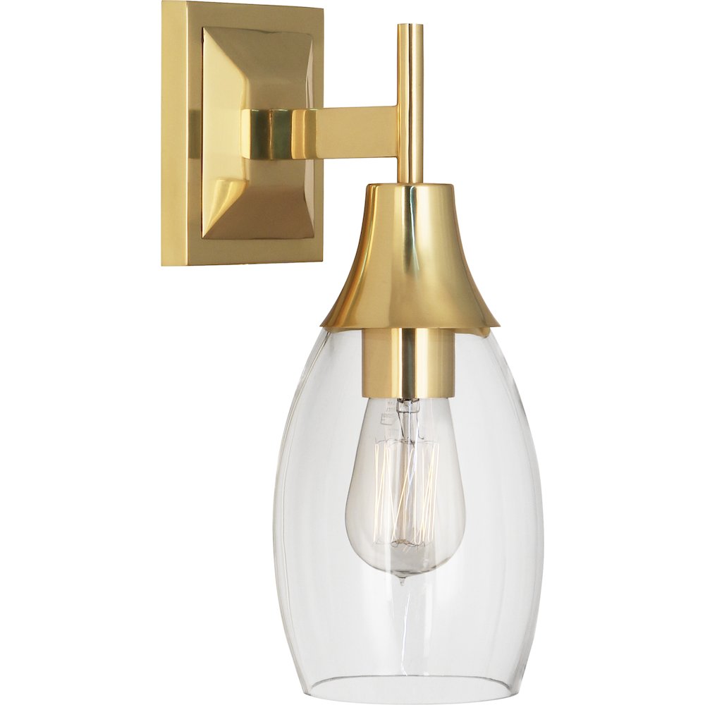 Grace Wall Sconce in Modern Brass Color. Picture 1