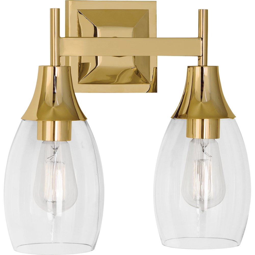 Grace Wall Sconce in Modern Brass Color. Picture 1