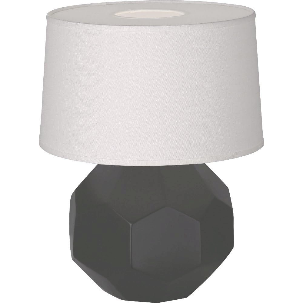 Matte Ash Franklin Accent Lamp in Matte Ash Glazed Ceramic Color. Picture 5