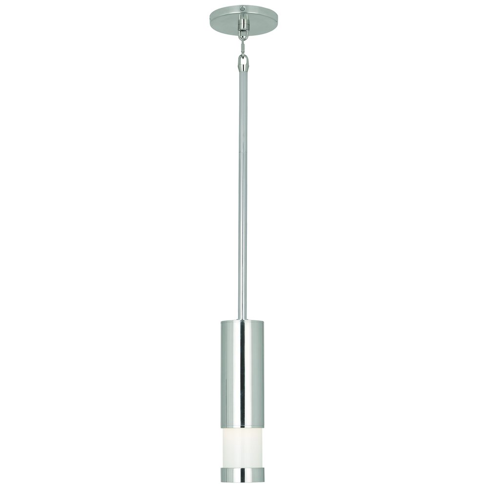 Peek Pendant in Polished Aluminum Color. Picture 1