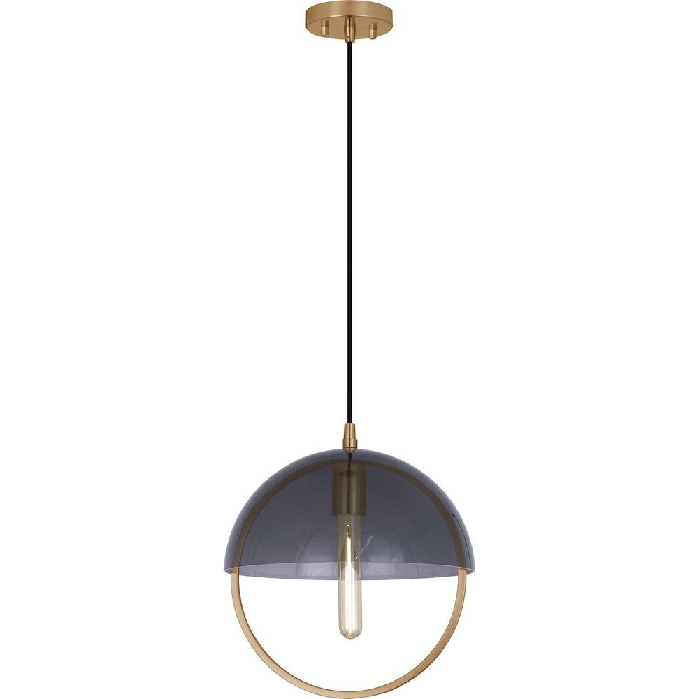 Mavisten Edition Copernica Pendant in Lacquered Burnished Brass Color. Picture 1